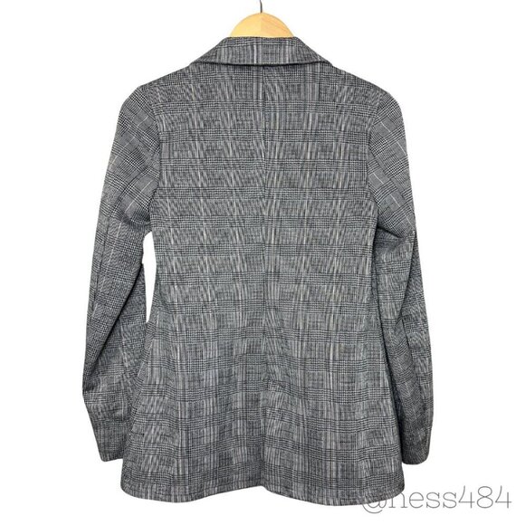 GUESS Women's Plaid Blazer Crop Top‎ Set Sporty Stripe Size S - Picture 6 of 11
